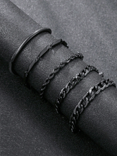 Cargar imagen en el visor de la galería, Pulseras Black y Silver