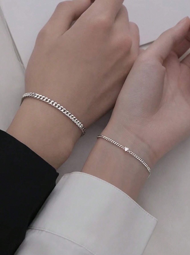 Pulseras minimalistas de pareja
