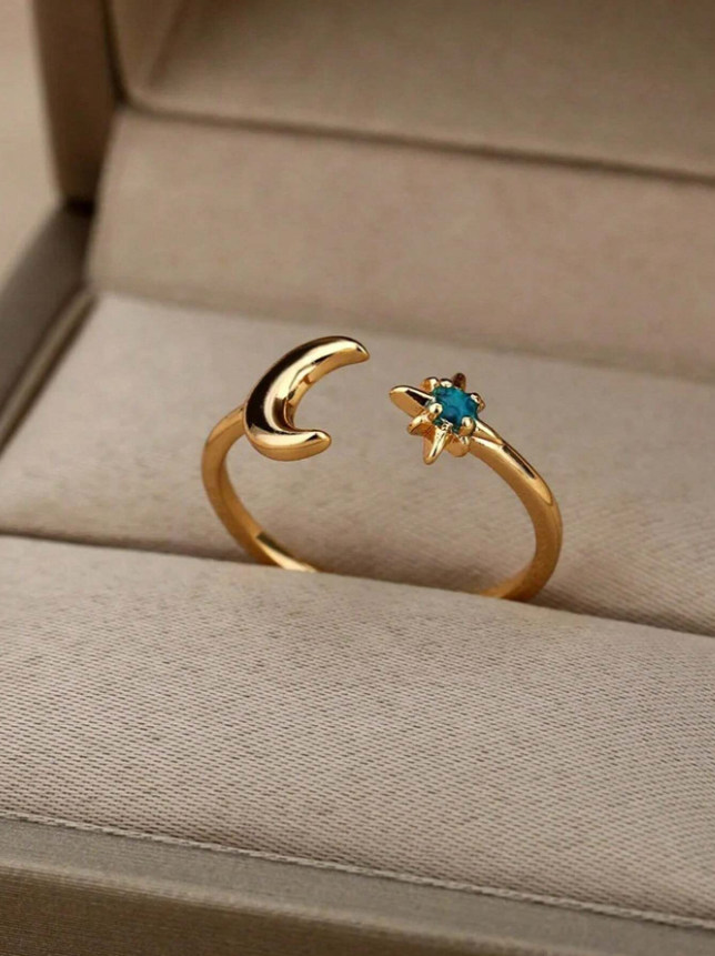 Anillo de Luna y Estrella