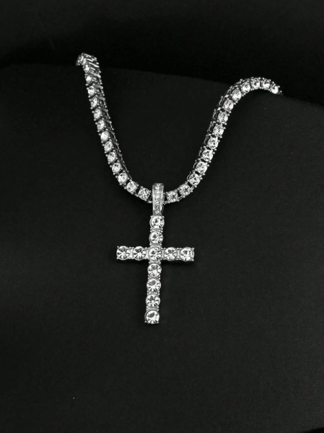 Collar Tennis de Cruz.