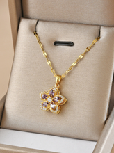 Cargar imagen en el visor de la galería, Collar Giratorio Flower
